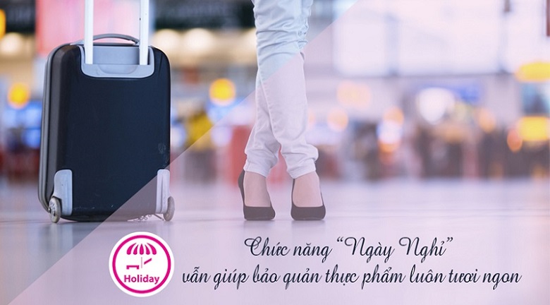 Chức năng Holiday - Tủ lạnh Aqua Inverter 260 lít AQR-IG298EB GB