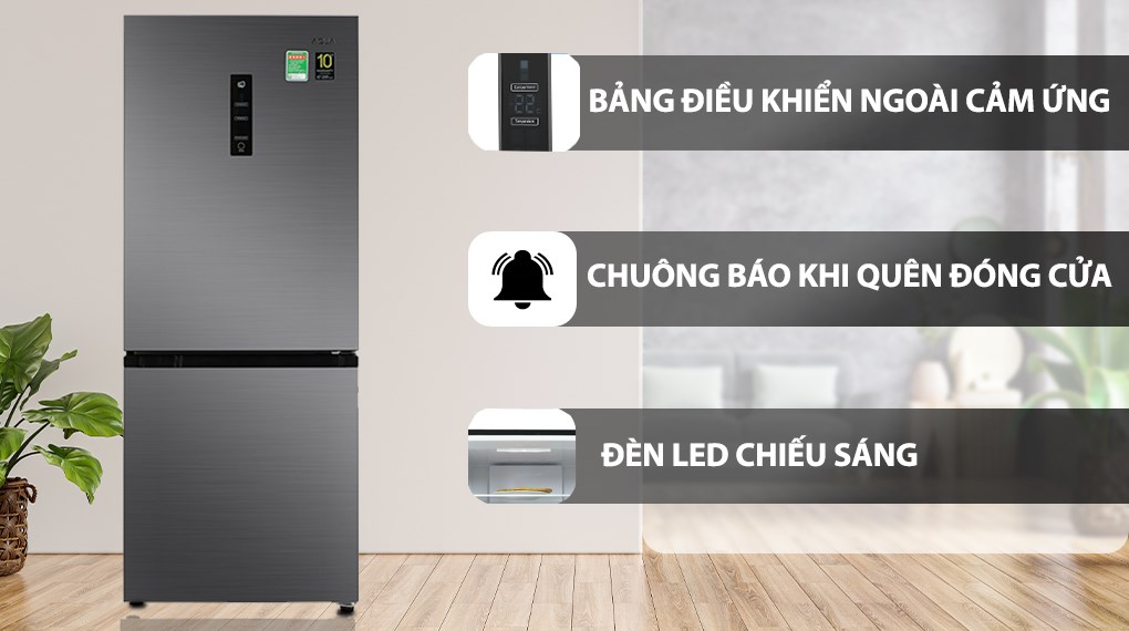 Tủ lạnh Aqua Inverter 260 Lít AQR-B306MA(HB) - Tiện ích