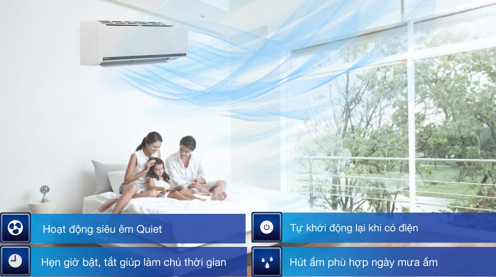 Máy lạnh Daikin Inverter 1.5 HP FTKB35WMVMV