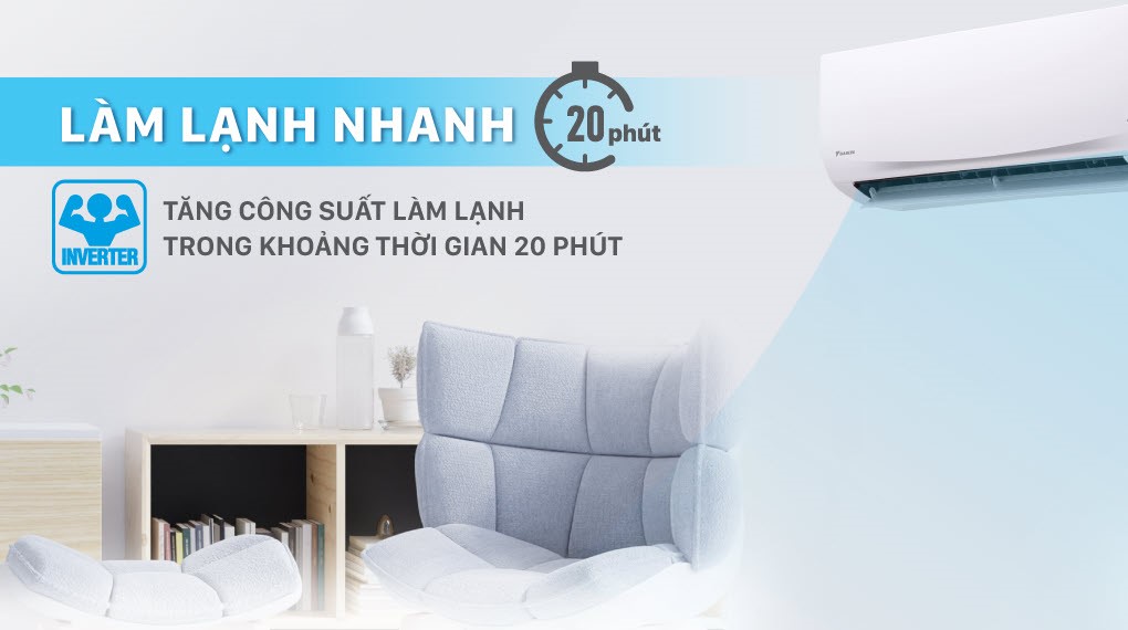 Điều hòa Daikin Inverter 9000BTU FTKB25XVMV