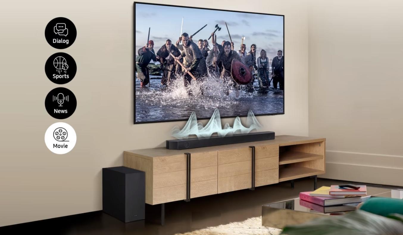 Loa Thanh Soundbar Samsung HW-Q600B/XV công nghệ âm thanh được nghiên cứu bởi các chuyên gia hàng đầu 